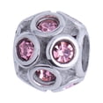 thumbnail image 1 of Charm para Pulsera LuckyLy Dije de Bolita Acero Inoxidable Zirconia Cúbica Modelo Fabi Plateado UNITALLA, 1 of 8