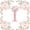 Pink White I, variant on Catabedysis Flowers ABC Print A Bedding,Personalized Monogrammed Gifts Duvet Cover Full For Girls,Pink Reversible,3pcs,1 Duvet Cover and 2 Pillowcases