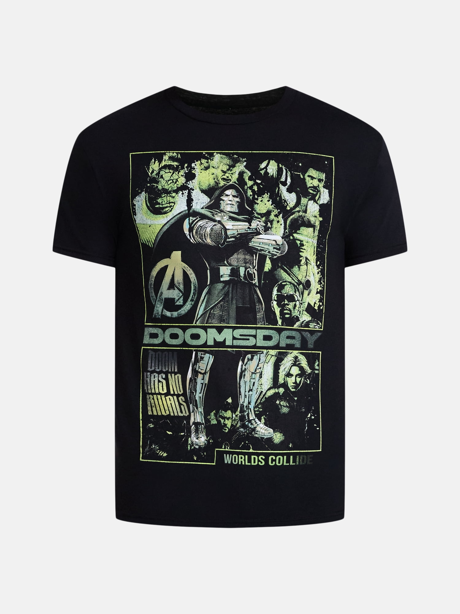 Avengers Doomsday Men's and Big Men's Cotton Graphic Tee with Short Sleeves, Sizes S-3XL