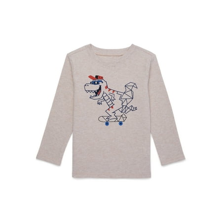 Garanimals Toddler Boy Long Sleeve Graphic Thermal T-Shirt, Sizes 18M-5T
