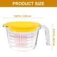 thumbnail image 2 of High Temperature Resistant Glass Measuring Cup With Lid Milk Cup Measuring Cup, 2 of 8