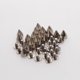 thumbnail image 5 of 20x Bolsa de Metal Plateado Punk Spikes Spots Remache Leathercraft DIY, 5 of 9