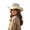 Beige, variant on Breathable Mesh Western Cowboy Hat, Wide Curved Brim Outdoor Sun Hat for Women Men Grey One Size