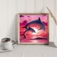 thumbnail image 4 of Cuadros Decorativos Dos delfines jugando animales resina Kelly (ZQF2321) Ndcxsfigh Nuevos Originales, 4 of 5