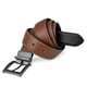 thumbnail image 2 of Cinturón Steve Madden, vestido casual de cuero para uso diario para hombre, color coñac y negro, 2 of 5