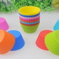 thumbnail image 5 of SPRING PARK 10Pcs Silicone Cupcake Baking Cups, Silicone Muffin Liners Reusable Baking Cups Nonstick Silicone Cupcake Liners Round, Shaped Silicone Cupcake Molds, 5 of 7