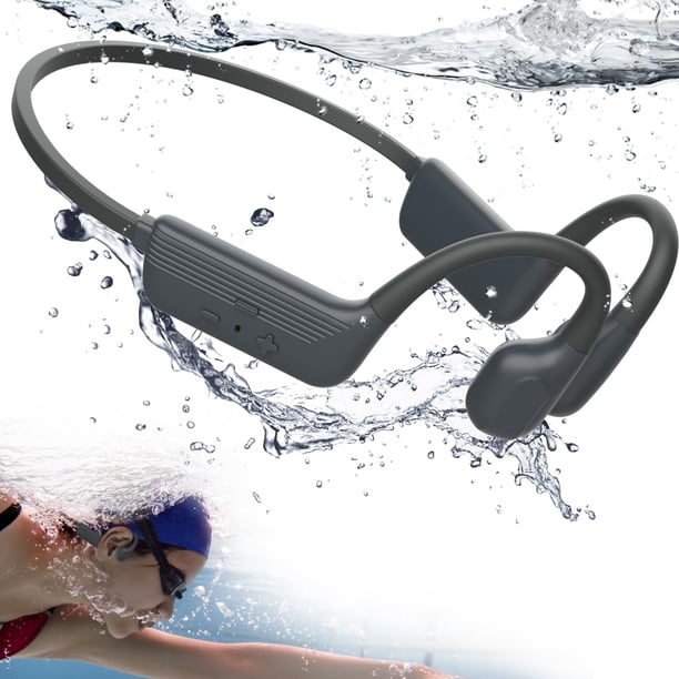 Auriculares de natación MONODEAL IP68 impermeables Bluetooth 5.4