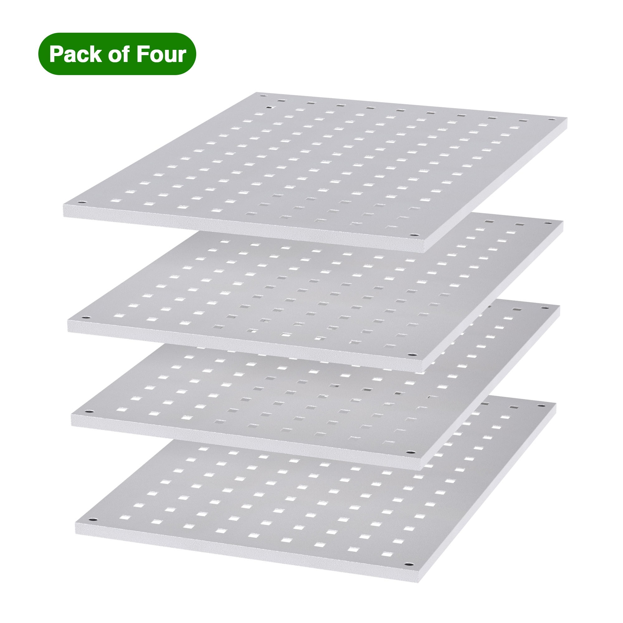 4Pcs Pegboard, Wall Organizer, Mount Display Pegboard Kits fit Pegboard