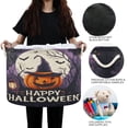 thumbnail image 6 of Collapsible 20" Round Storage Basket with Handles Laundry Hamper Open Storage Bins Halloween-themed Pumpkin, 6 of 6