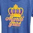 thumbnail image 3 of Instant Message - Mardi Crown - Women's Short Sleeve Graphic T-Shirt, 3 of 6
