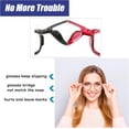 thumbnail image 4 of 10 Pairs Non-Slip Stick on Nose Pads, Adhesive Silicone Glasses Nose Pieces Pad for Eyeglass Sunglasses(Clear), 4 of 8