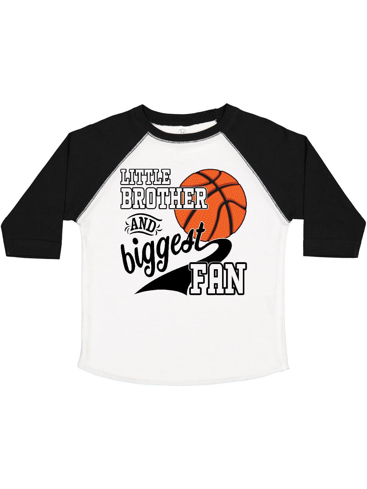 Inktastic Little Brother and Biggest Fan- Basketball Player Gift Toddler  Boy Girl T-Shirt - Walmart.com