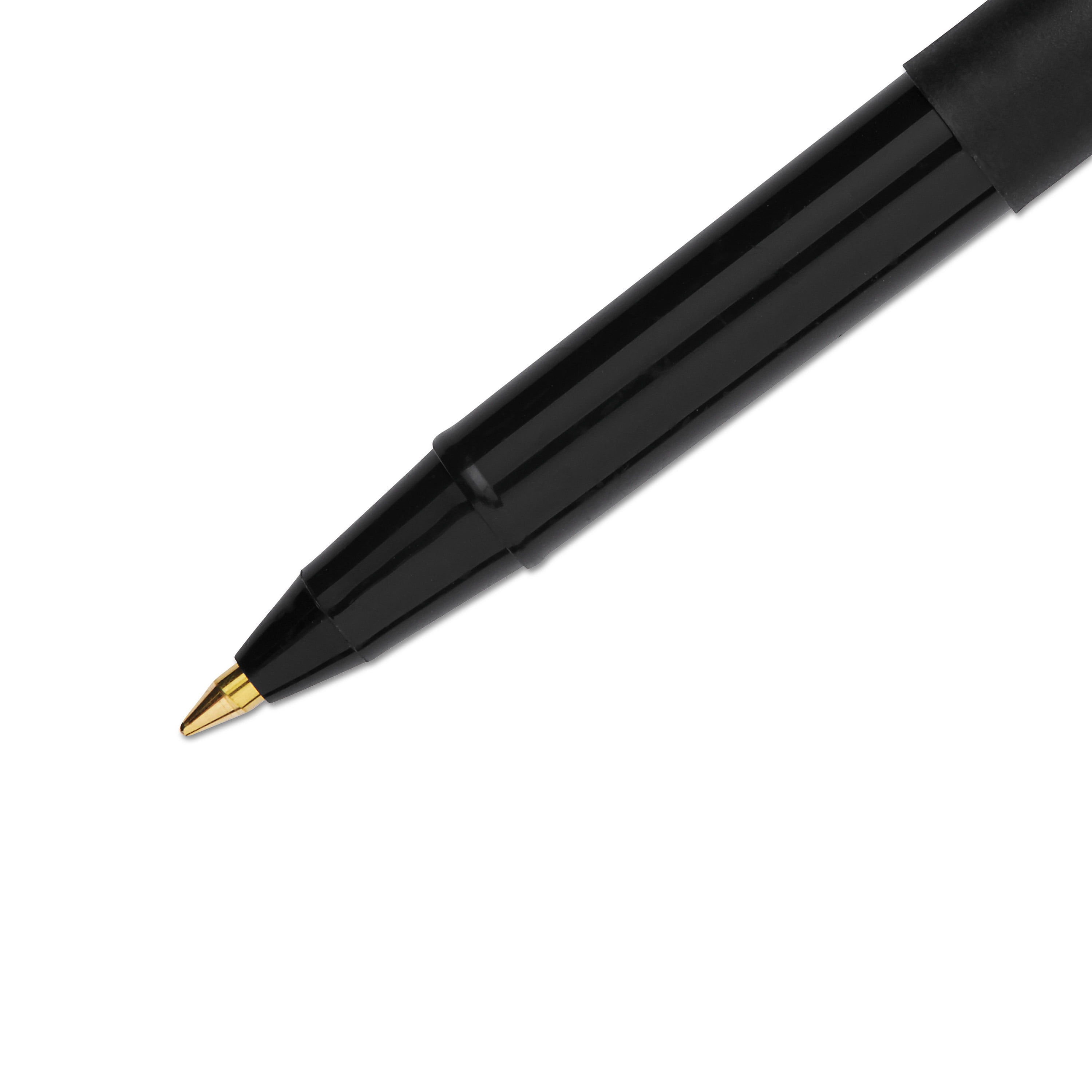 uniball™ Onyx Rollerball Pens - Micro Pen Point - 0.5 mm Pen Point Size -  Conical Pen Point Style - Black Dye-based Ink - Matte Black Barrel - Metal  Tip - 1 Dozen - Kopy Kat Office