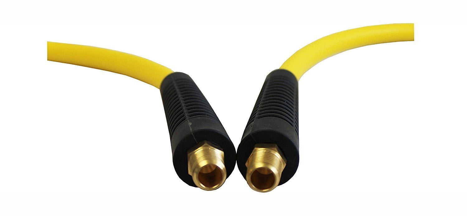 MaxWorks 80789 Hybrid Polymer 3/8" x 100 Ft Air Hose Lightweight All Weather No-Memory Non-Kinking 300 PSI Maximum