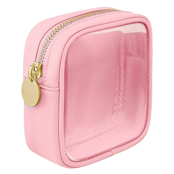 JANGSLNG Small Makeup Bag Large Capacity Zipper Closure Lightweight Waterproof Travel Toiletry Bag Cosmetic Organizer