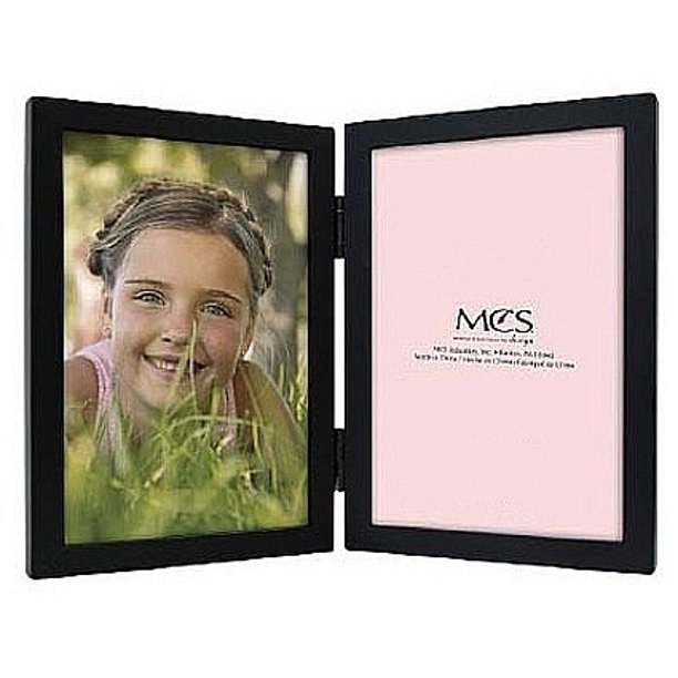 MCS Willow Wood Double Vertical Picture Frame For 5x7