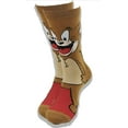 thumbnail image 3 of Cartoon Socks, Womens & Mens Fun Novelty Crew Character 360 Degree Artwork Designed Socks, 3 of 3