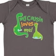 thumbnail image 4 of Inktastic My Cousin Loves Me Dinosaur Boys or Girls Baby Bodysuit, 4 of 5