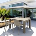 thumbnail image 2 of Compamia Air Extension 5 Piece Dining Set Taupe, 2 of 7
