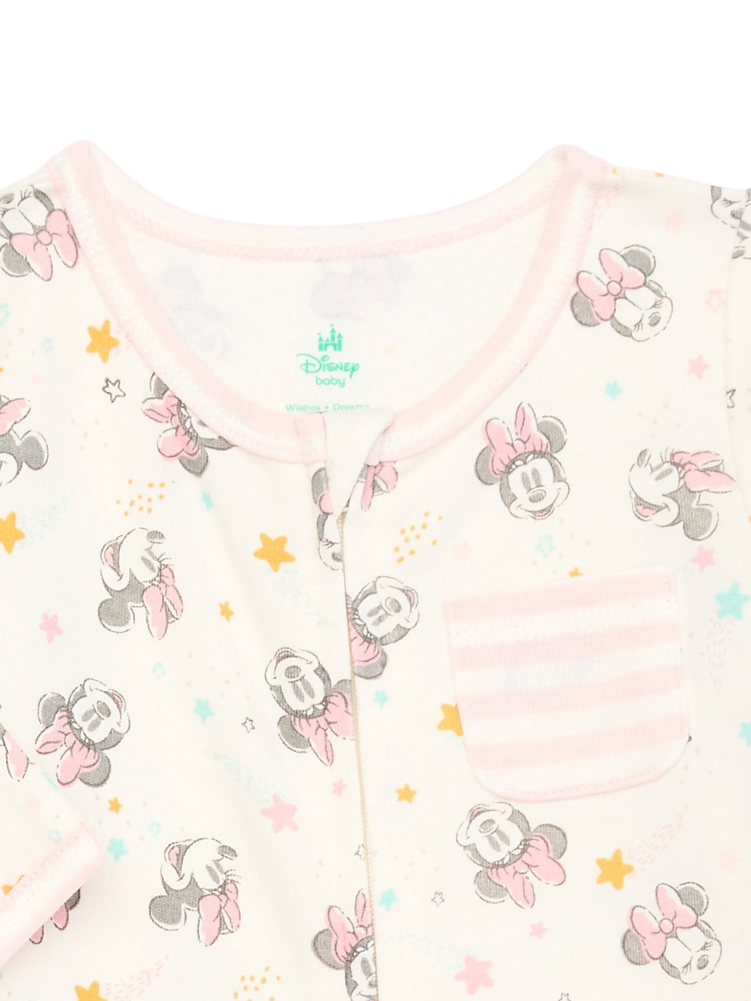 Disney Baby Wishes + Dreams Character Footed Sleep N Play, Sizes Preemie-6/9 Months