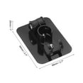 thumbnail image 2 of Uxcell Self Adhesive Handheld Shower Head Holder with Hanger Hooks, Black, 2 of 6