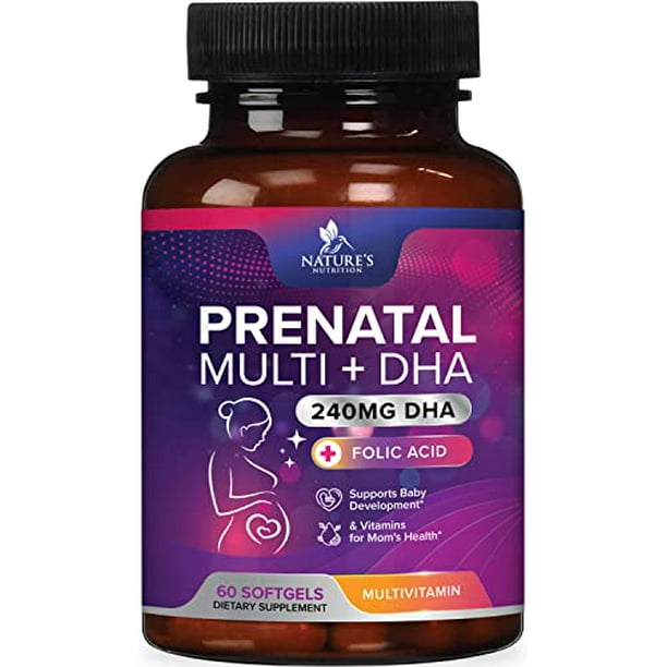Prenatal Vitamins with DHA and Folic Acid Pregnancy Vitamin for Women