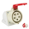 thumbnail image 4 of 32A Socket, IP44 Waterproof 380-415V Industrial Socket Brass Guides  For Construction Sites For Commercial Operations, 4 of 8
