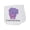 AA-White, variant on Inktastic I Love My Sissy Elephant Purple Pink Baby Burp Cloth