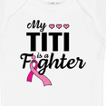 thumbnail image 4 of Inktastic Breast Cancer Awareness My Titi is a Fighter Boys or Girls Baby Bodysuit, 4 of 5