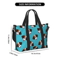 thumbnail image 2 of Travel Duffle Bag Beagle Dog puppy cute Travel Tote Bags Carry on Luggage Waterproof Weekender Bags with Top Handle Adjustable Shoulde Strap for Travel Gym, 2 of 5