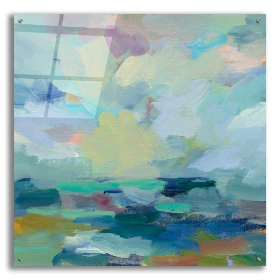 Epic Art 'Storm II' by Silvia Vassileva, Acrylic Glass Wall Art, 36"x36"