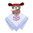thumbnail image 1 of Peluche de 13 pulgadas con sonajero de juguete y satén (cachorro blanco Little Slugger Baseball), 1 of 1