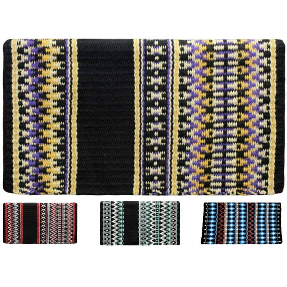 Tahoe Tack 34" x 38" Livia New Zealand Wool Western Show Saddle Blanket