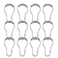 thumbnail image 3 of Ganchos Para Cortinas De Baño 12 Uds ganchos para cortina anticaída anillo para cortina Clips colgantes a prueba de óxido para baño Hugtrwg  Libre de BPA, 3 of 4