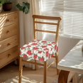 thumbnail image 2 of SEANATIVE Snowman Chair Covers Set of 6 Christmas Chair Seat Covers for Dining Chairs Reusable Chair Seat Cushion Cover with Elastic Band, Suitable for Home/Restaurant/Banquet, 2 of 7