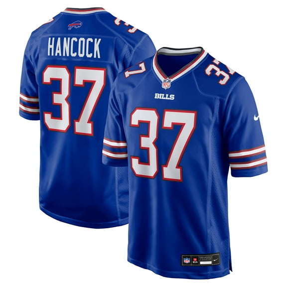 Men's Nike Jordan Hancock Royal Buffalo Bills Team Game Jersey