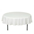 thumbnail image 6 of Efavormart 5pcs of Ivory 70" Round Polyester Tablecloth Banquet Linen Wedding Birthday Party Restaurant Tablecloth, 6 of 8