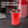 thumbnail image 3 of TG TRIGOLD Plastic Cups,Red,Party Cup,18oz,50ct,1 Pack, 3 of 5