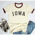 thumbnail image 4 of IOWA Graphic Ringer Tee, 4 of 5