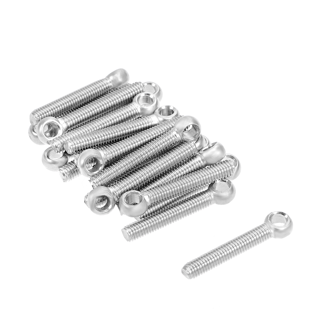 Large Thread Rigging Bolt Uxcell M5x30mm 304 Shoulder Lift Rigging Bolts 10-Pack M5 X 30mm ...