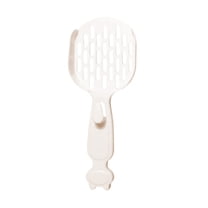 Nebwoak Cat Litter Scoop, Sifting Cat Poop Shovel with Large Surface, Ergonomic Handle, Hangable & Space-Saving, Quick Sand Leakage, Easy to Clean - White Plastic Cat Litter Cleaning Tool