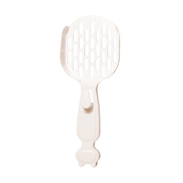 Hxlamzoo Large-Size Litter Scoop with Ergonomic Handle & Hanging Hook for Easy Cleaning and Storage - Efficient Cat Waste Removal Tool with Sloping Design