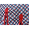 thumbnail image 6 of 84 In Hilason Horse Fly Sheet Uv Protect Mesh Bug Mosquito Summer Blue/Red Plaid, 6 of 8