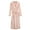 Pink, variant on VANLOFE Unisex Warm Pajamas Household Clothes Solid Bathrobe Lengthened Night-robe Man's Nightgown Casual Robes Gray Robes Sleepwear for Woman M