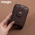 thumbnail image 4 of Wrangler Cow Print Wallet Women Small Credit Card Holder with Rfid Blocking Zip Credit Card Case,Compact & Easy to Carry Gifts for Women, Cpffee, 4 of 7