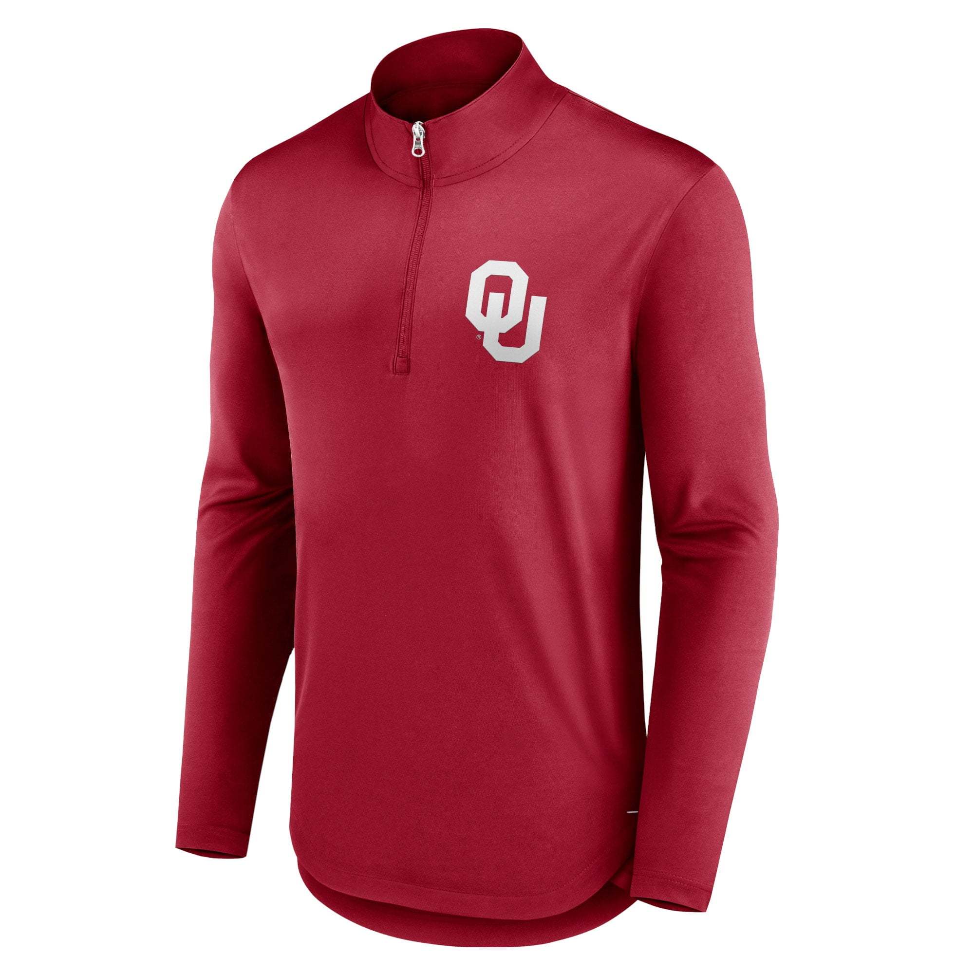 Men's Fanatics Crimson Oklahoma Sooners Tough Minded Quarter-Zip