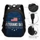 thumbnail image 3 of Fotbe Happy Veterans Day Mochila con Estampado y Puerto USB para Hombre y Mujer, Mochila Antirrobo, Mochila de Viaje, Mochila Escolar, Mochila Universitaria, 3 of 7