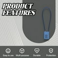 thumbnail image 4 of MELIVO Bike Lock,11.81" Bike Lock For Kids,Cable Bicycle Lock Kids Bike Lock,Blue, 4 of 7