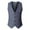 Grey, variant on Men's Solid Color Slim Vest - British Leisure Style, Polyester Formal Waistcoat for Daily/Party Occasions