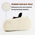 thumbnail image 4 of Cute Cow Slippers For Women Girls Cartoon Fuzzy Plush Cotton Slippers For Indoor Outdoor Warmth In Winter, 4 of 5